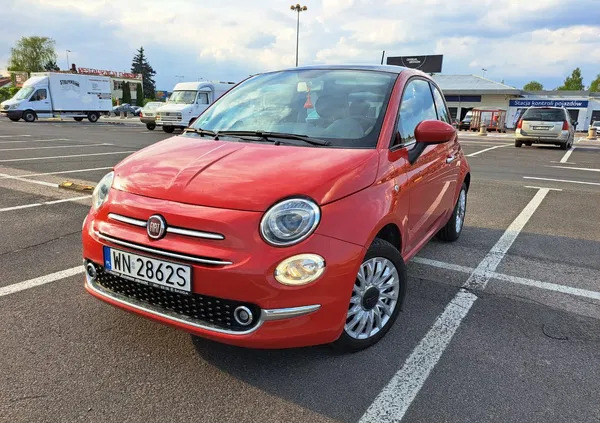 samochody osobowe Fiat 500 cena 38800 przebieg: 61300, rok produkcji 2016 z Warszawa